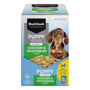 Black Hawk Puppy Chicken & Vegetables 85g
