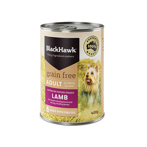 Black Hawk Grain Free Adult Lamb Wet Dog Food 400g