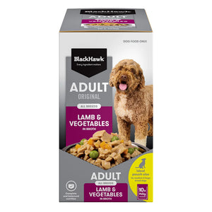 Black Hawk Original Adult Lamb & Vegetables 140g