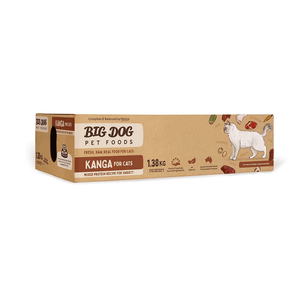 Big Dog BARF Kangaroo for Cats raw cat food – 1.38kg box front