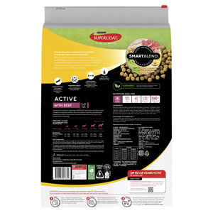 Supercoat Adult Active Dry Dog Food
