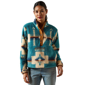 Ariat Womens Berber Snap Front Sweatshirt