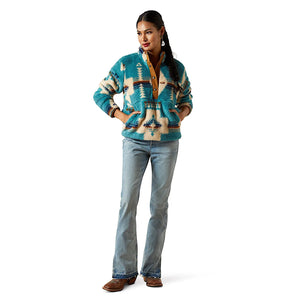 Ariat Womens Berber Snap Front Sweatshirt