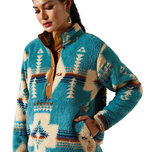Ariat Womens Berber Snap Front Sweatshirt