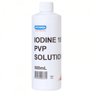 Vetsense Gen Pack Iodine 10% PVP Solution