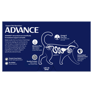 Advance Adult Chicken and Liver Trays Wet Cat Food