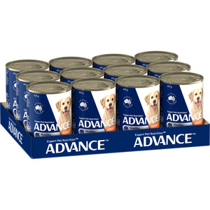 Advance Dog Adult All Breed Healthy Weight Chicken with Rice Wet Dog Food 405g