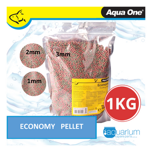 Aqua One Economy Floating Pellet Fish Food 1kg