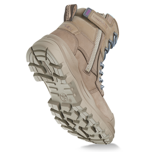 Blundstone Womens Work Safety Boots Rotoflex 8863 Stone Nubuck