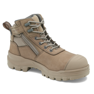 Blundstone Work Safety Boots Rotoflex 8553 Stone Nubuck