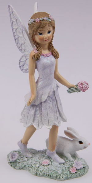 Forest Fairy with Rabbit Asstd - 16cm
