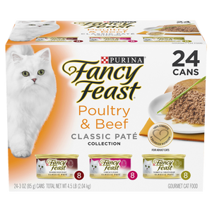 Fancy Feast Variety Poultry and Beef Classic Pate Collection