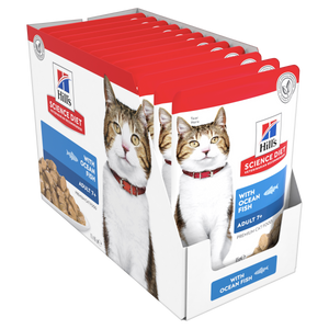 Hills Science Diet Adult 7+ Ocean Fish Pouch Wet Cat Food