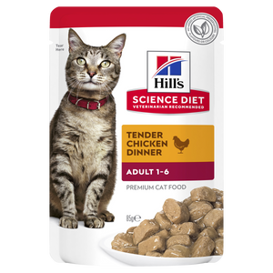Hills Science Diet Adult Chicken Pouch Wet Cat Food