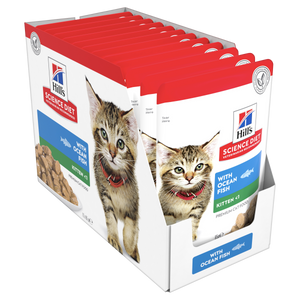 Hills Science Diet Kitten Ocean Fish Pouch Wet Cat Food