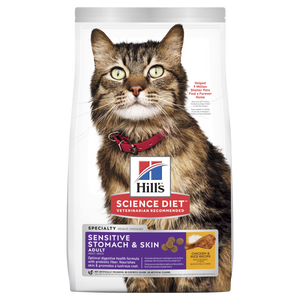 Hills Science Diet Specialty Adult Cat Sensitive Stomach and Skin Dry Food
