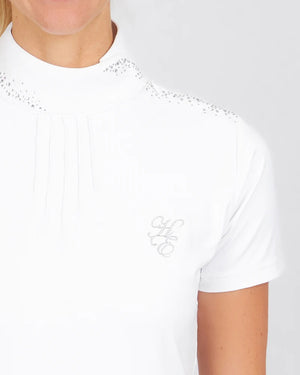 Huntington Olivia Show Shirt with Diamantes