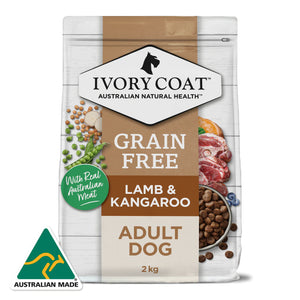Ivory Coat Grain Free Adult Lamb And Kangaroo Dry Dog Food