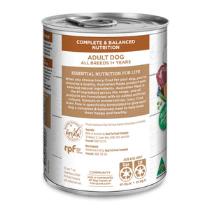 Ivory Coat Grain Free Lamb and Kangaroo Stew Wet Dog Food