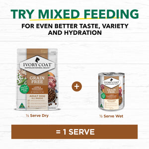 Ivory Coat Grain Free Lamb and Kangaroo Stew Wet Dog Food