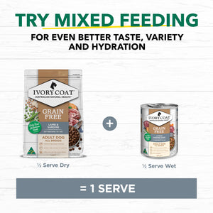 Ivory Coat Grain Free Lamb and Sardine Wet Dog Food