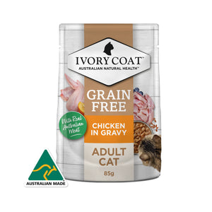 Ivory Coat Grain Free Adult Cat Chicken in Gravy Wet Cat Food