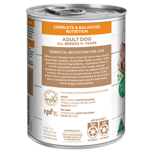 Ivory Coat Grain Free Chicken Stew with Coconut Oil Wet Dog Food