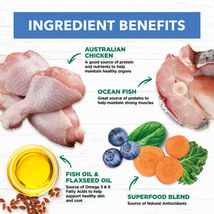 Ivory Coat Grain Free Mature Cat Chicken and Ocean Fish in Gravy Wet Cat Food