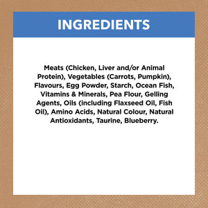 Ivory Coat Grain Free Mature Cat Chicken and Ocean Fish in Gravy Wet Cat Food