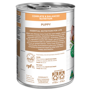 Ivory Coat Grain Free Puppy Chicken Stew Wet Dog Food