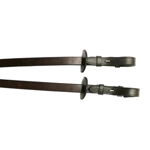 Jeremy and Lord Leather Grip Stop Reins 145cm
