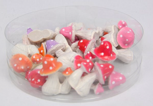Miniature Craft Mushroom 4 Asstd