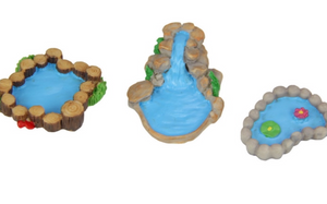 Miniature Fairy Garden Waterfall/Pond 3 Asstd