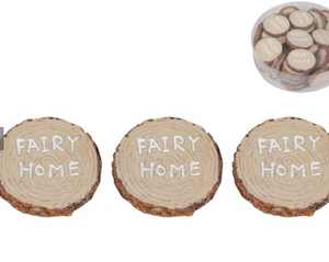 Miniature Fairy Stepping Stones with Wording 3 Asstd - 3cm