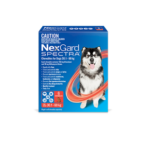 Nexgard Spectra Chewables for Dogs 30-60kg