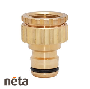 Neta Brass Universal Tap Adaptor