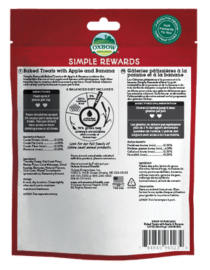 Oxbow Simple Rewards Apple and Banana