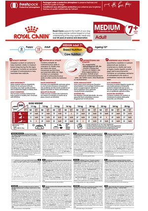 Royal Canin Medium Adult 7 Plus Dry Dog Food