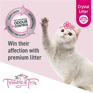 Trouble and Trix Fresh Scent Crystal Cat Litter