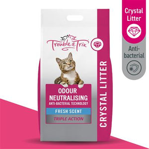 Trouble and Trix Fresh Scent Crystal Cat Litter