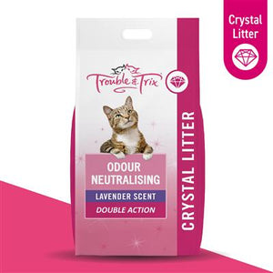 Trouble and Trix Lavender Crystal Cat Litter