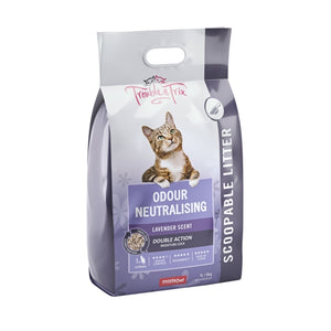 Trouble and Trix Lavender Scent Clumping Cat Litter