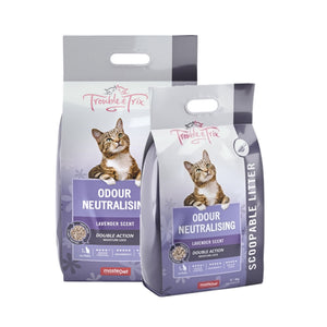 Trouble and Trix Lavender Scent Clumping Cat Litter