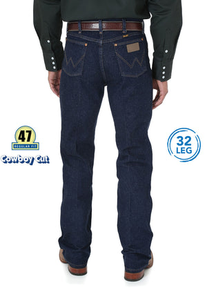 Wrangler Cowboy Cut Stretch Regular Fit Jean Leg 32