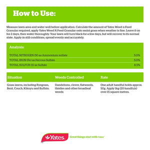 Yates Weed N Feed Granular Weed Killer