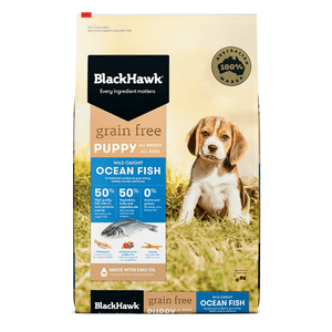 Black Hawk Grain Free Puppy Ocean Fish Dry Dog Food