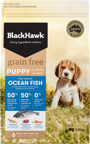 Black Hawk Grain Free Puppy Ocean Fish Dry Dog Food