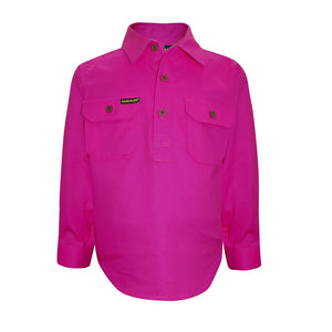 Hard Slog Half Placket Light Cotton Shirt