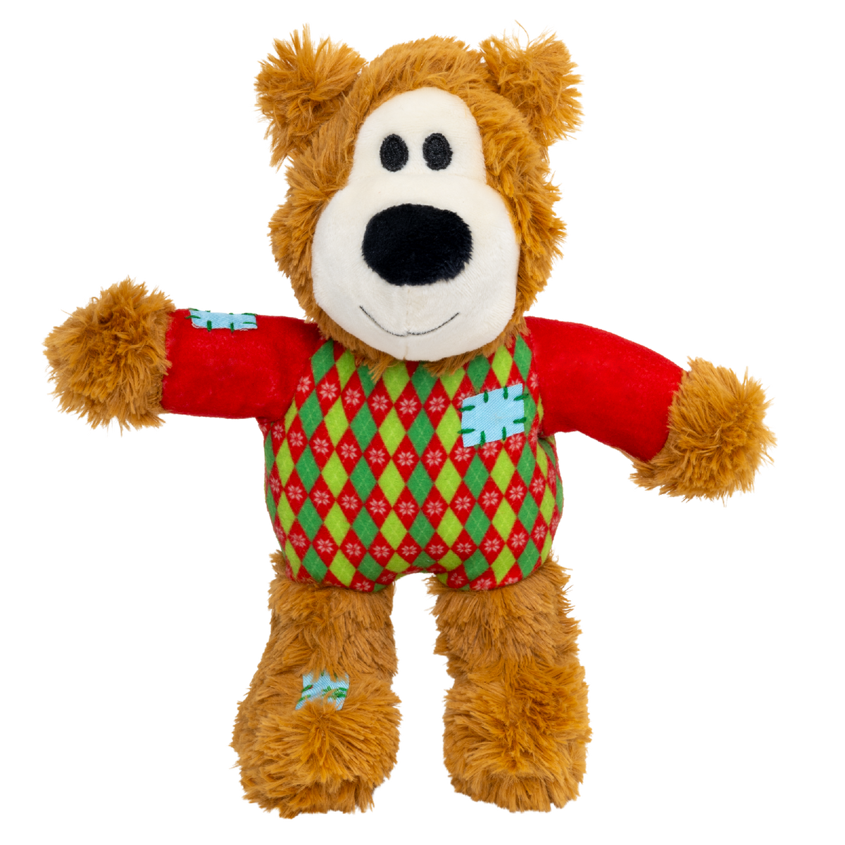 KONG Holiday Wild Knots Sweater Bear Red