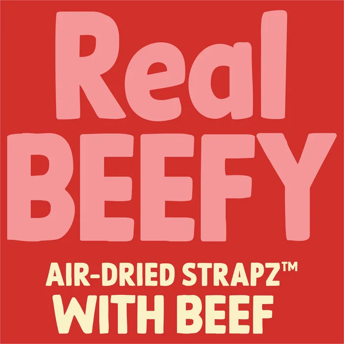Schmackos Strapz Beef dog treats – real beefy air-dried strapz panel